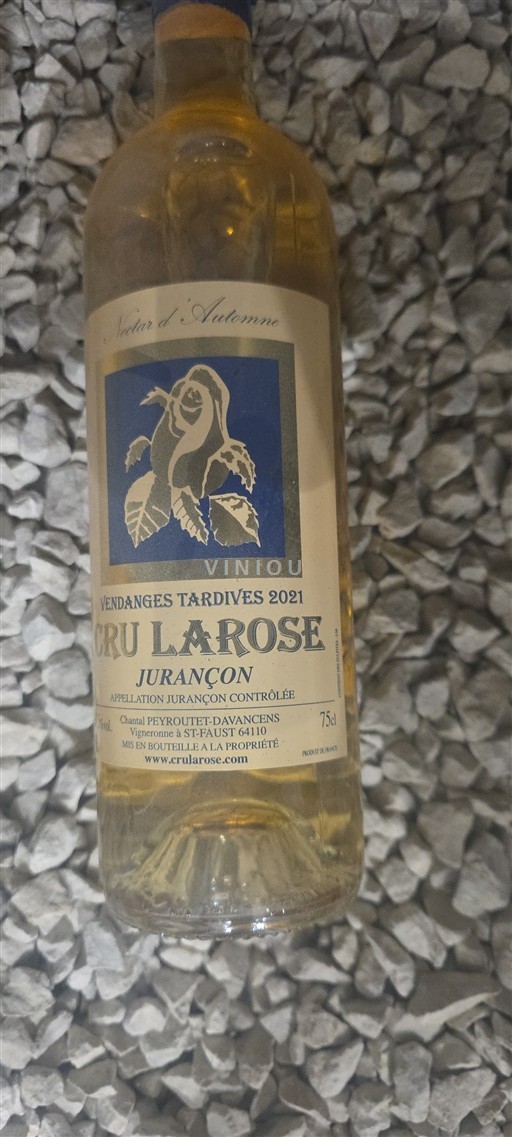 Vin Blanc moelleux Nectar d'Automne Cru Larose 2021 France Sud-Ouest Jurançon AOC