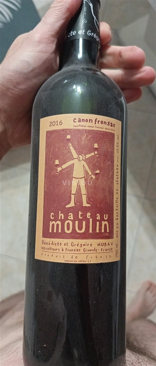 Bordeaux Canon-Fronsac Château Moulin 2016