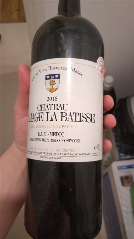 Bordeaux Haut-Médoc Château Mage La Batisse 2018