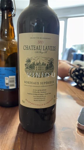 Burdeos Bordeaux superior Château Laville 2013