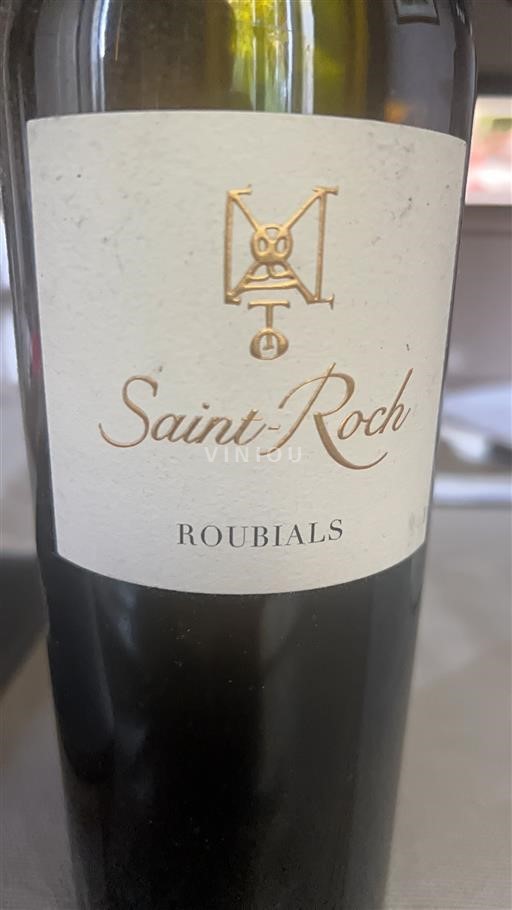 Vin Rouge sec Roubials Domaine Saint Roch 2020 France Languedoc AOC