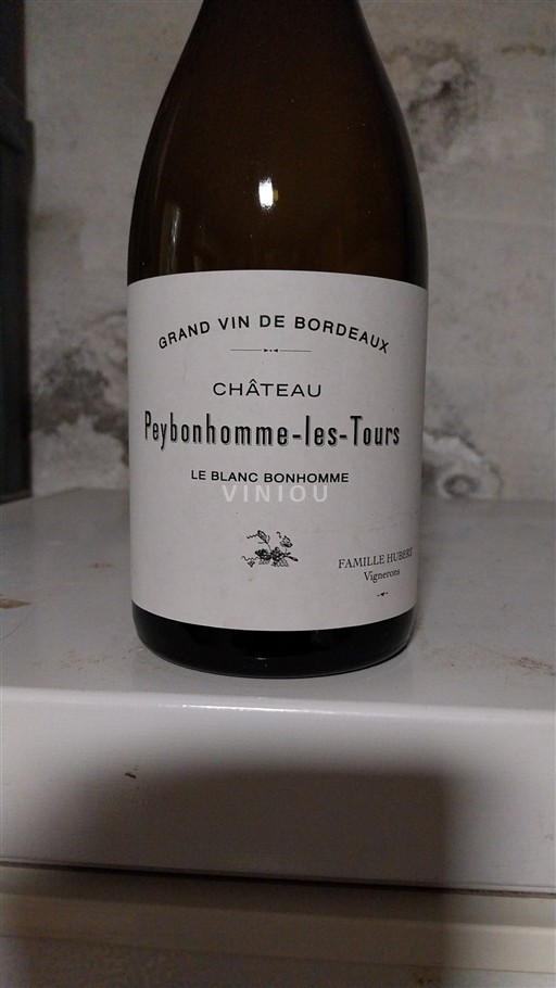 Bordeaux Blaye-côtes-de-bordeaux Château Peybonhomme-les-Tours Le Blanc Bonhomme Neročník