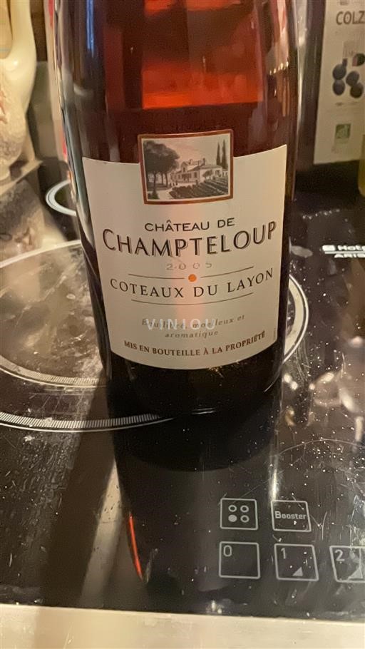 Dolina Loare Coteaux-du-Layon Château Champteloup 2005