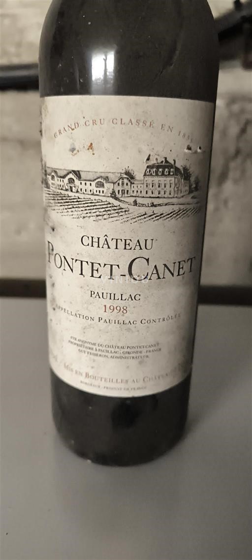 Burdeos Pauillac Grand Cru Pontet-Canet 1998