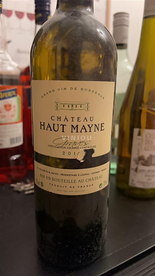 Bordeaux Graves Château Haut Mayne 2016
