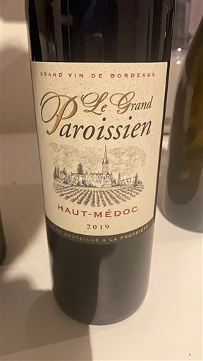Bordeaux Haut-Médoc Le Grand Paroissien 2019