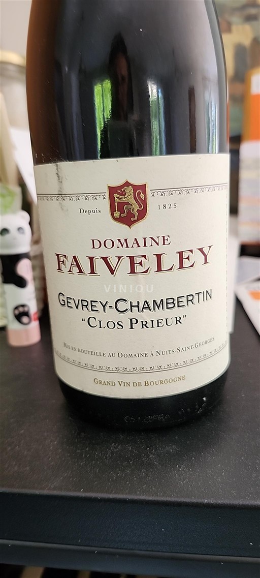 Burgundi Gevrey-Chambertin Domaine Faiveley Clos Prieur Ei vuosikertaa