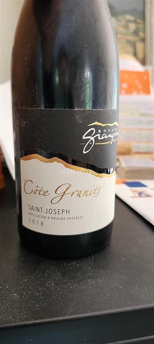 Rhône-dalen Saint-Joseph Roland Grangier Côte Granits 2018
