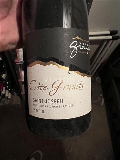 Rhône Valley Saint-Joseph Roland Grangier Côte Granits 2018