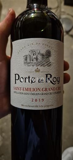 Bordeaux Saint-Émilion Grand Cru Grand Cru Porte du Roy 2019