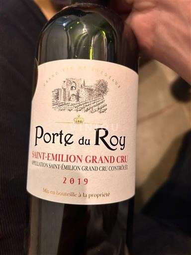 Bordeaux Saint-Émilion Grand Cru Grand Cru Porte du Roy 2019