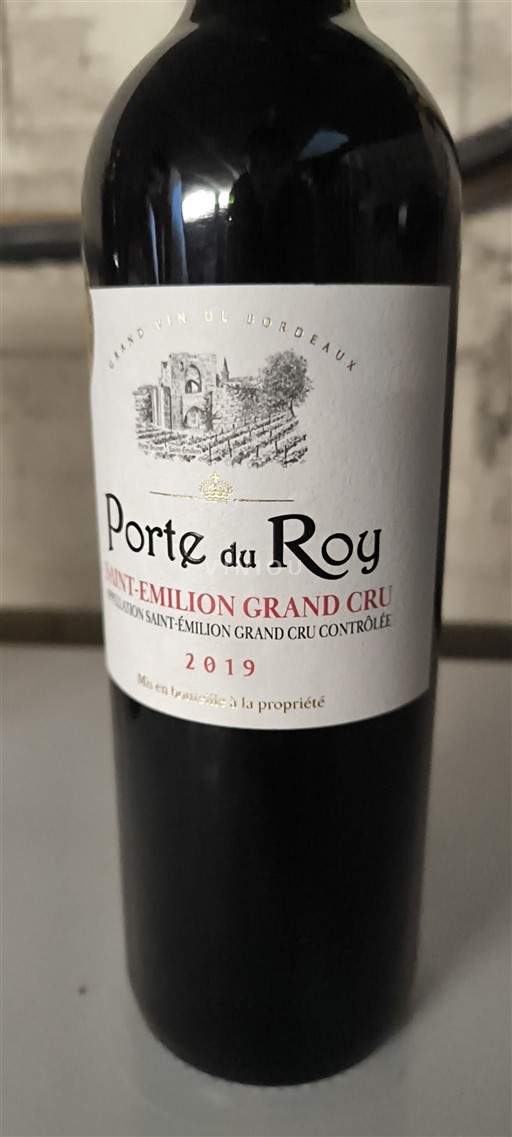 Bordeaux Saint-Émilion Grand Cru Grand Cru Porte du Roy 2019
