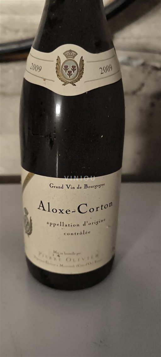 Vin Rouge sec Pierre Olivier 2009 France Bourgogne Aloxe-Corton AOC