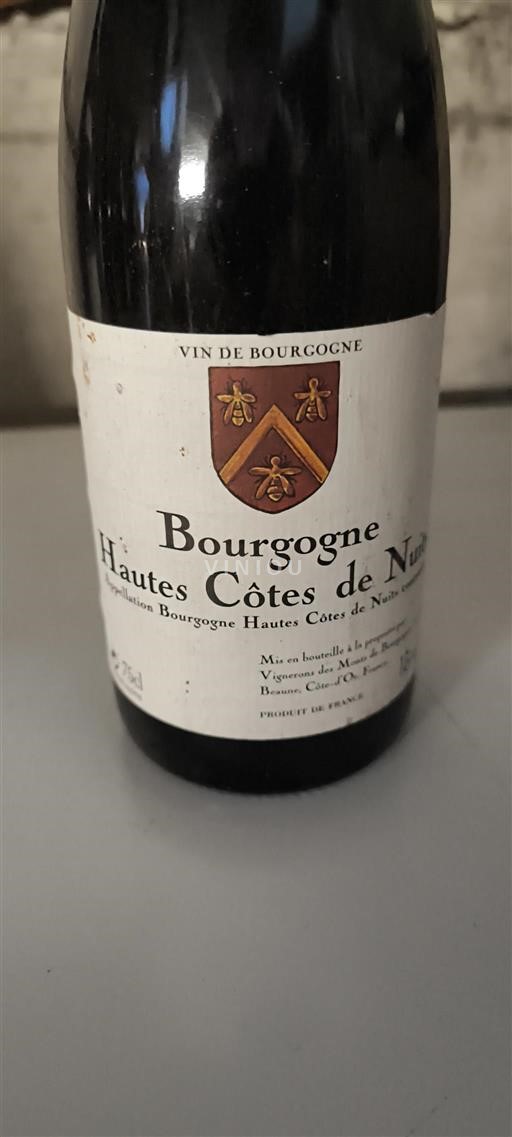 Burgundi Määrittelemätön Vignerons des Mones 2018