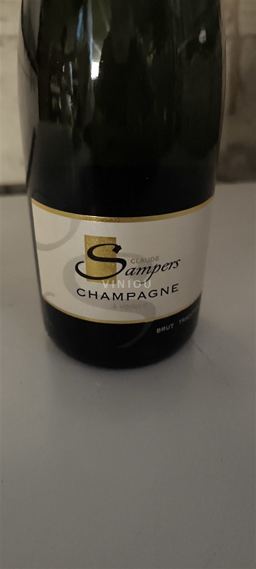 Champaña Champán Claude Sampers Sin añada
