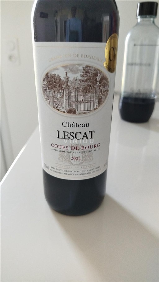 Bordeaux Côtes-de-bourg Château Lescat 2021