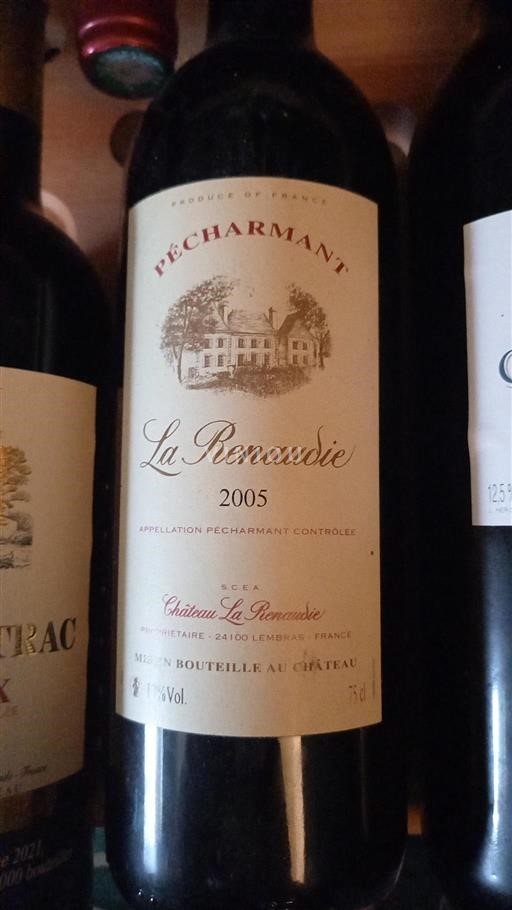 Sudoeste Pécharmant Château La Renaudie 2005