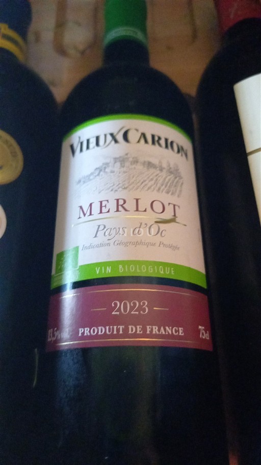 Languedoc-Roussillon Pays d'Oc Vieux Carion 2023