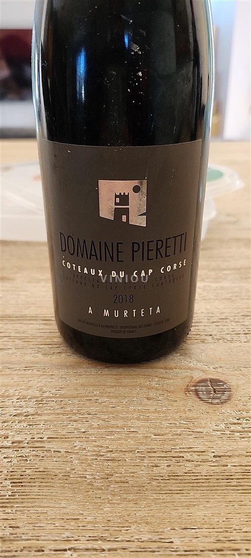 Corsica Coteaux du Cap Corse Domaine Pieretti A Murtera 2018