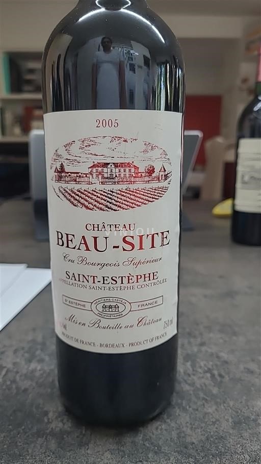Bordeaux Saint-Estèphe Cru Bourgeois Supérieur Château Beau-Site 2005