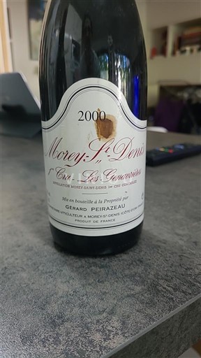 Bourgondië Morey-saint-denis Premier Cru Gérard Peirazeau Les Gruenchers 2000