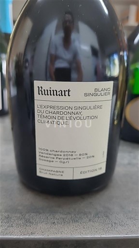 Champagne Ruinart Blanc Singulier 2018