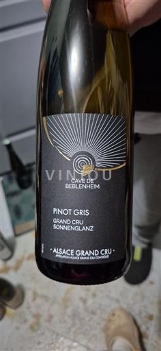 Alzacija Alsace Grand Cru Grand Cru Cave de Beblenheim Sonnenglanz 2022