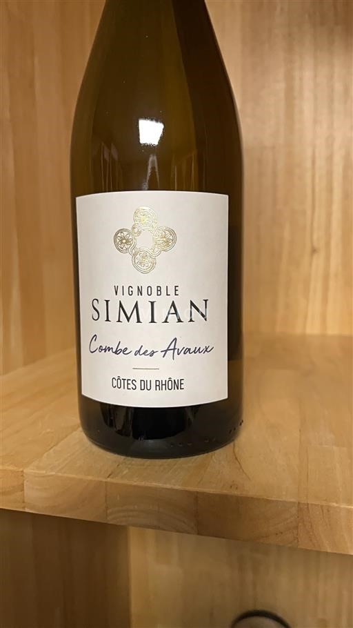 Rhônen laakso Côtes-du-rhône Vignoble Simian Combe des Avaux 2024
