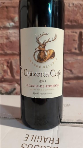 Bordeaux Lalande-de-Pomerol Château Des Cerfs Grande Réserve 2021