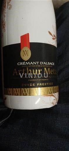 Alsace Crémant d'Alsace Arthur Metz Prestige Icke årgångsbetecknad