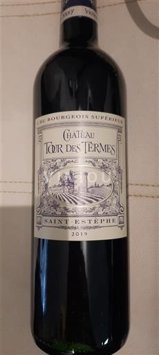 Bordeaux Saint-Estèphe Cru Bourgeois Supérieur Château Tour des Termes 2019