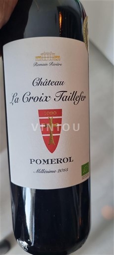 Bordeaux Pomerol Château La Croix Taillefer 2016