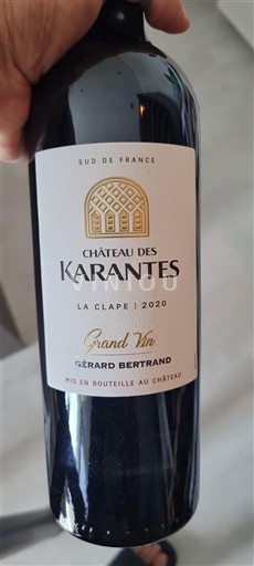 Languedoc La Clape Château Des Karantes Grand Vin 2020