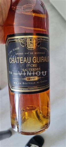 Bordeaux Sauternes Premier Cru Château Guiraud 1999