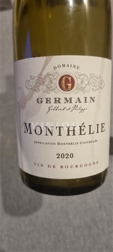 Burgund Monthélie Domaine Germain 2020