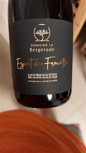 Rhônetal Costières de Nîmes Domaine La Bergerade Esprit de Famille Ohne Jahrgang