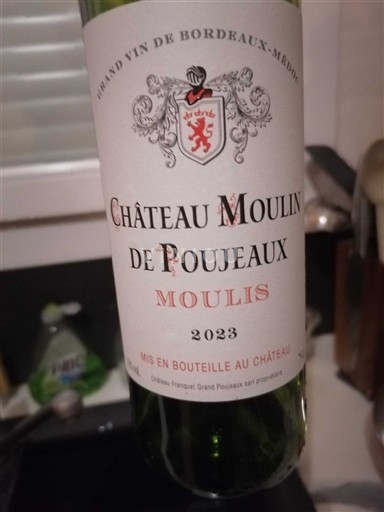 Bordo Moulis-en-Médoc Château Moulin de Poujeaux 2023