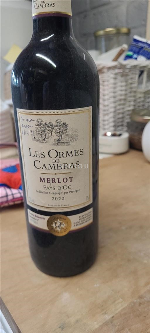 Languedoc-Roussillon Pays d'Oc Les Ormes de Cambras Merlot 2020