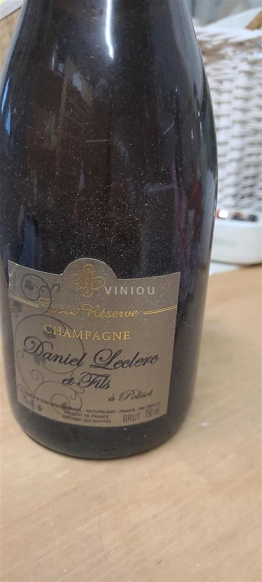Champaña Champán Daniel Leclere et Fils Brut Réserve Sin añada