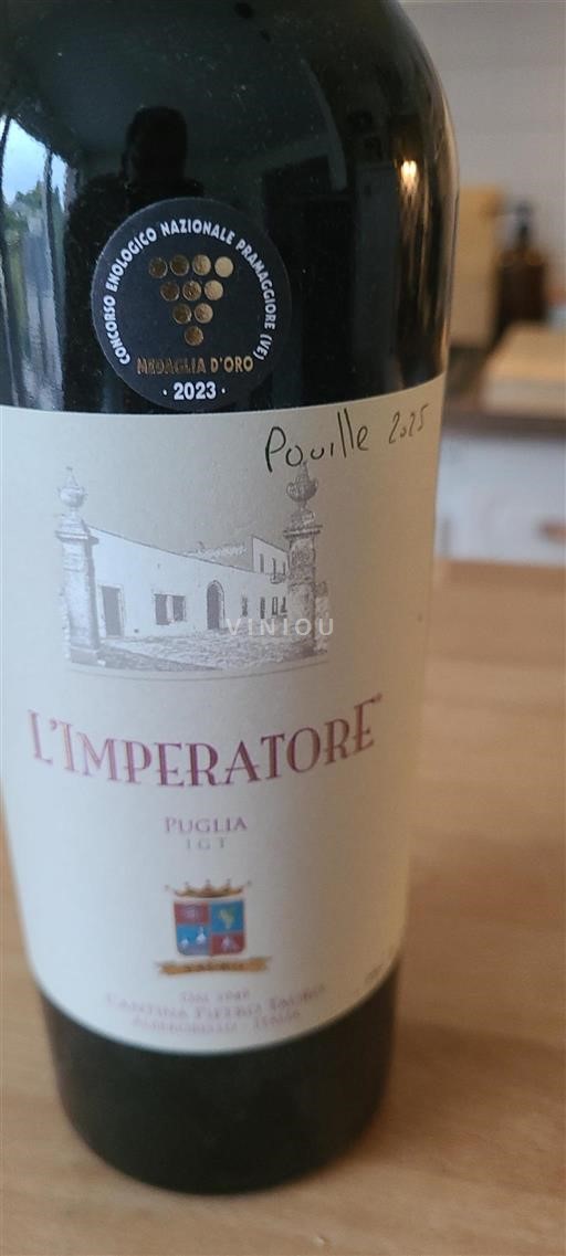 Pouilles Cantina Terra Rossa L'Imperatore 2023