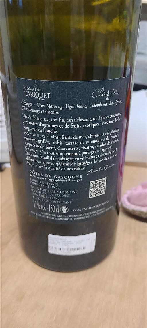 Sydväst Côtes de Gascogne Domaine Tariquet Classic Icke årgångsbetecknad