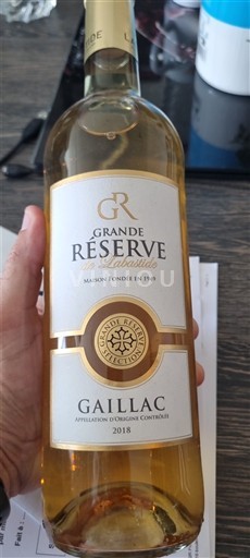 Südwestfrankreich Gaillac Grande Réserve 2018