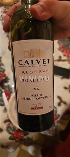 Bordeaux Calvet Réserve 2022