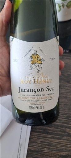 Jugozahod Jurançon Le Bon Roy Henry 2007