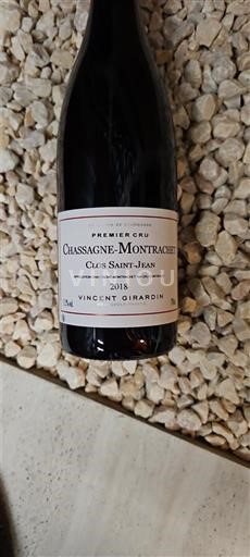Borgoña Chassagne-Montrachet Premier Cru Vincent Girardin Clos Saint-Jean 2018