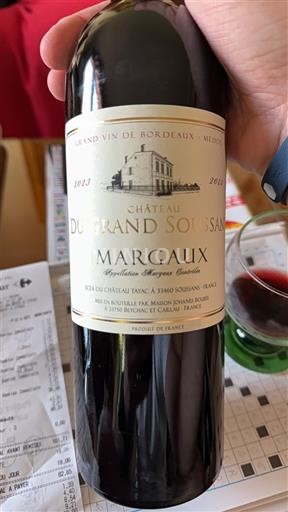 Bordeaux Margaux Château Grand Soussans 2023