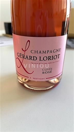 Champaña Champán Gérard Loriot Rosé Sin añada