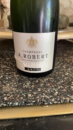 Champaña Champán A. Robert Sin añada