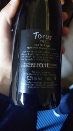 Südwestfrankreich Madiran Château Bouscassé Torus 2018
