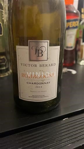 Vin Blanc sec Chardonnay Victor Berard 2014 France Bourgogne AOC